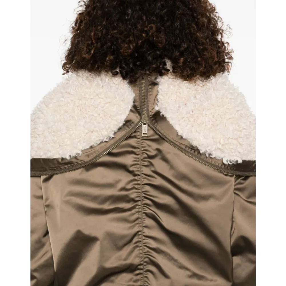 DAMES Marant étoile Stijlvolle Kaki Jas AW25