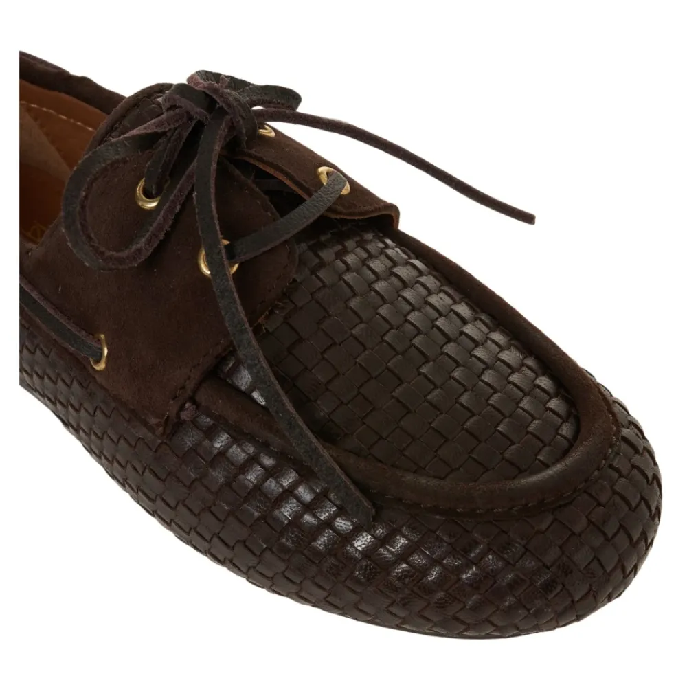 DAMES Billi Bi Stijlvolle Laced Marrone Schoenen AW25