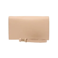 DAMES Il Bisonte Clutches^Stijlvolle leren clutch met schouderband