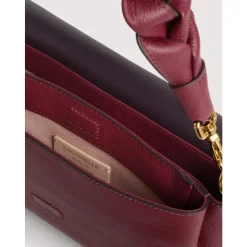 DAMES Coccinelle Handtassen^Stijlvolle leren handtas met afneembare bandjes