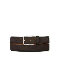 Heren Santoni Stijlvolle leren riem met uniek ontwerp