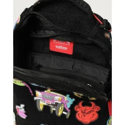 Heren SPRAYGROUND Stijlvolle Multi Rugzak met Patches