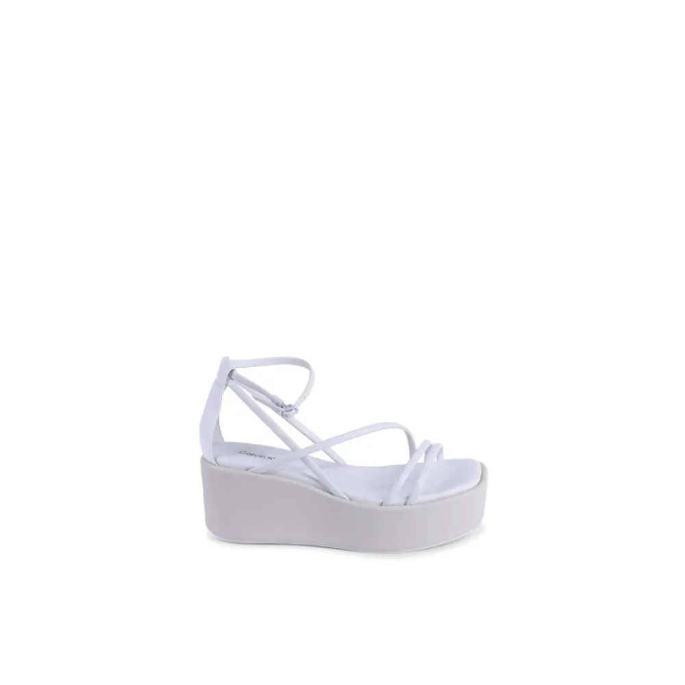 DAMES Calvin Klein Sleehakken^Stijlvolle Plateau Sandalen