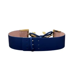 DAMES Elisabetta Franchi Stijlvolle PU Leren Riem