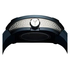 Heren Carlo Colucci Stijlvolle roestvrijstalen siliconen horloge