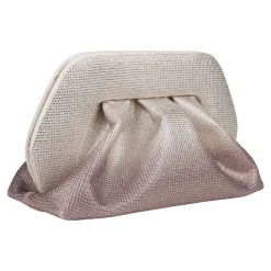 DAMES THEMOIRè Clutches^Stijlvolle Roze Goud en Strass Tas