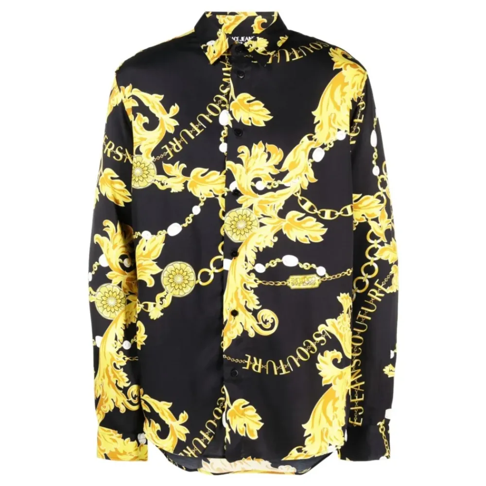 Heren Versace Jeans Couture Overhemden^Stijlvolle Shirt Collectie
