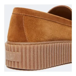 DAMES Weekend Max Mara Stijlvolle suède loafers met plateauzool
