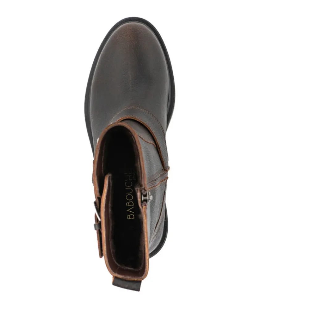 DAMES BABOUCHE Enkellaarsjes^Stijlvolle Veterlaarzen PERLA-52