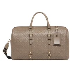 DAMES Carlo Colucci Stijlvolle Weekender met Gestanst Logo
