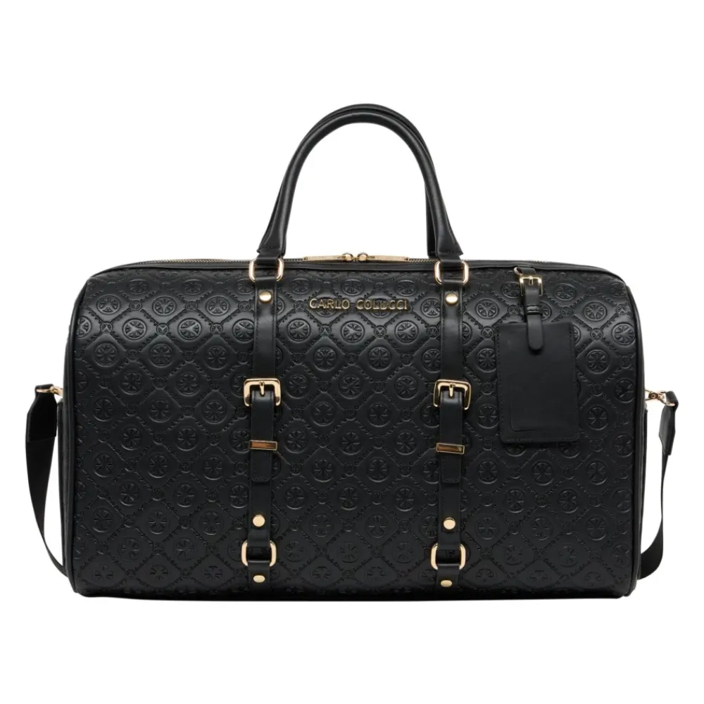 DAMES Carlo Colucci Stijlvolle Weekender Tas