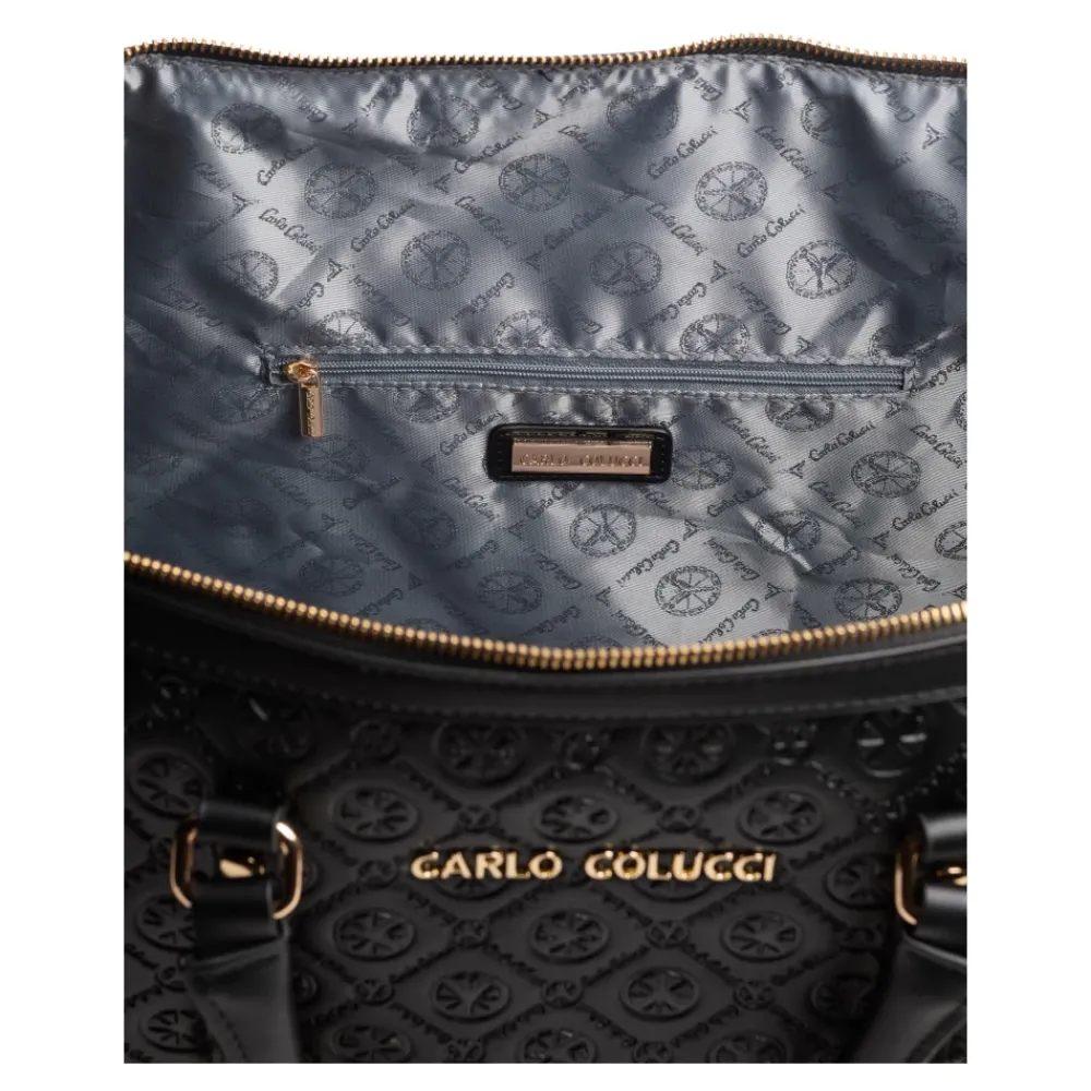 DAMES Carlo Colucci Stijlvolle Weekender Tas