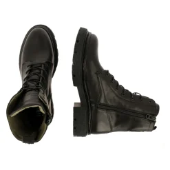 DAMES G-star Laarzen^Stoere Leren Enkellaars met Veters