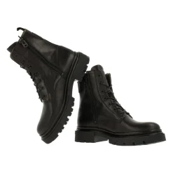 DAMES G-star Laarzen^Stoere Leren Enkellaars met Veters