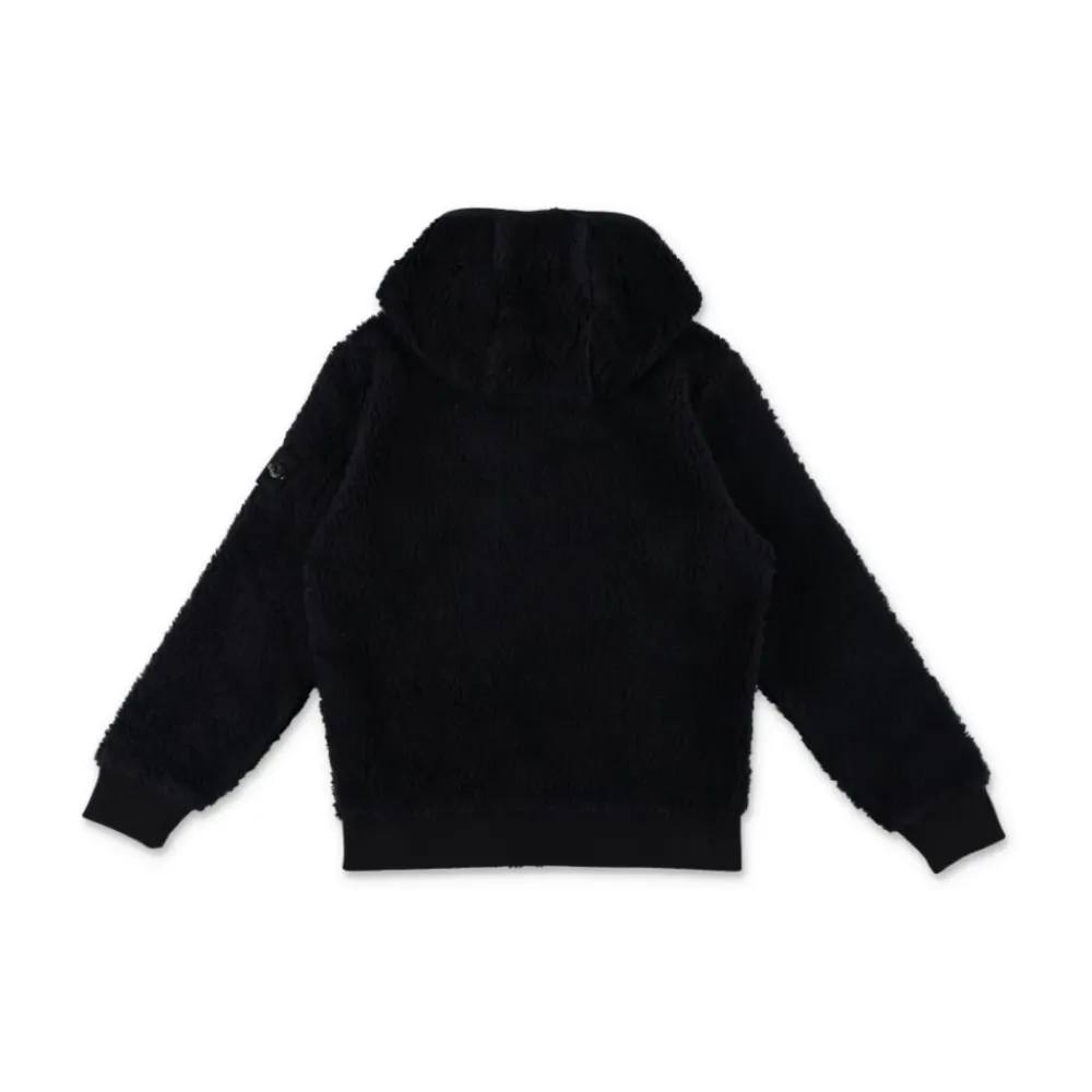 Stone Island Compass Motif e Sweater Fleece Textuur