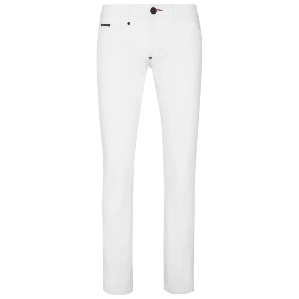 Heren Philipp Plein Jeans^Stone Washed 5-Pocket Jeans