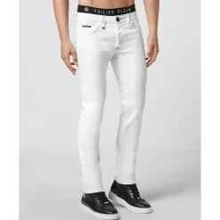 Heren Philipp Plein Jeans^Stone Washed 5-Pocket Jeans