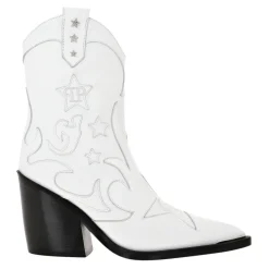 DAMES Philipp Plein Laarzen^Strass Cow Boy Laarzen Middenhoge Hakken Hoge Sterren