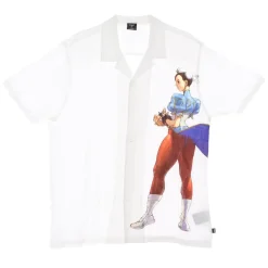 Heren HUF Street Fighter Resort Shirt Korte Mouw