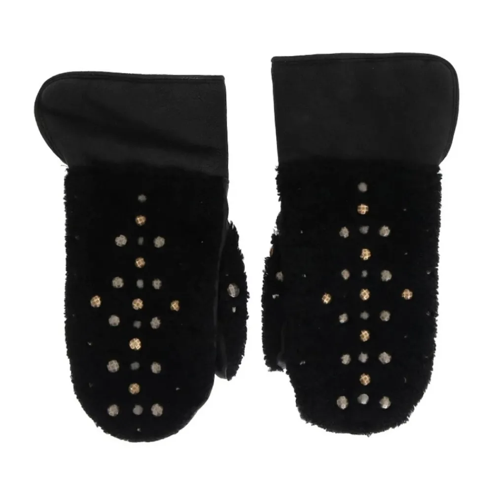 Heren Dolce & Gabbana Handschoenen^Studded Shearling Handschoenen