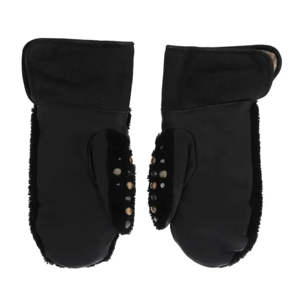 Heren Dolce & Gabbana Handschoenen^Studded Shearling Handschoenen