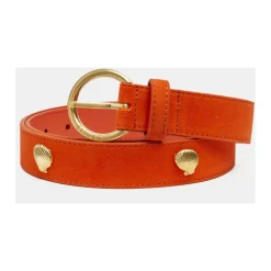 DAMES FABIENNE CHAPOT Studded Shell Belt