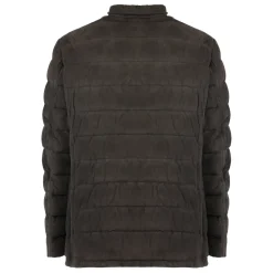 Heren Moorer Suède donsjack met zakken