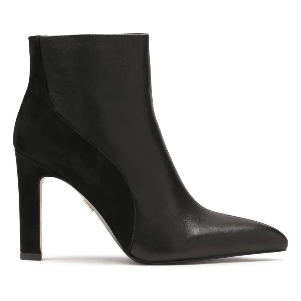 DAMES Kazar Enkellaarsjes^Suède en gladleren laarzen