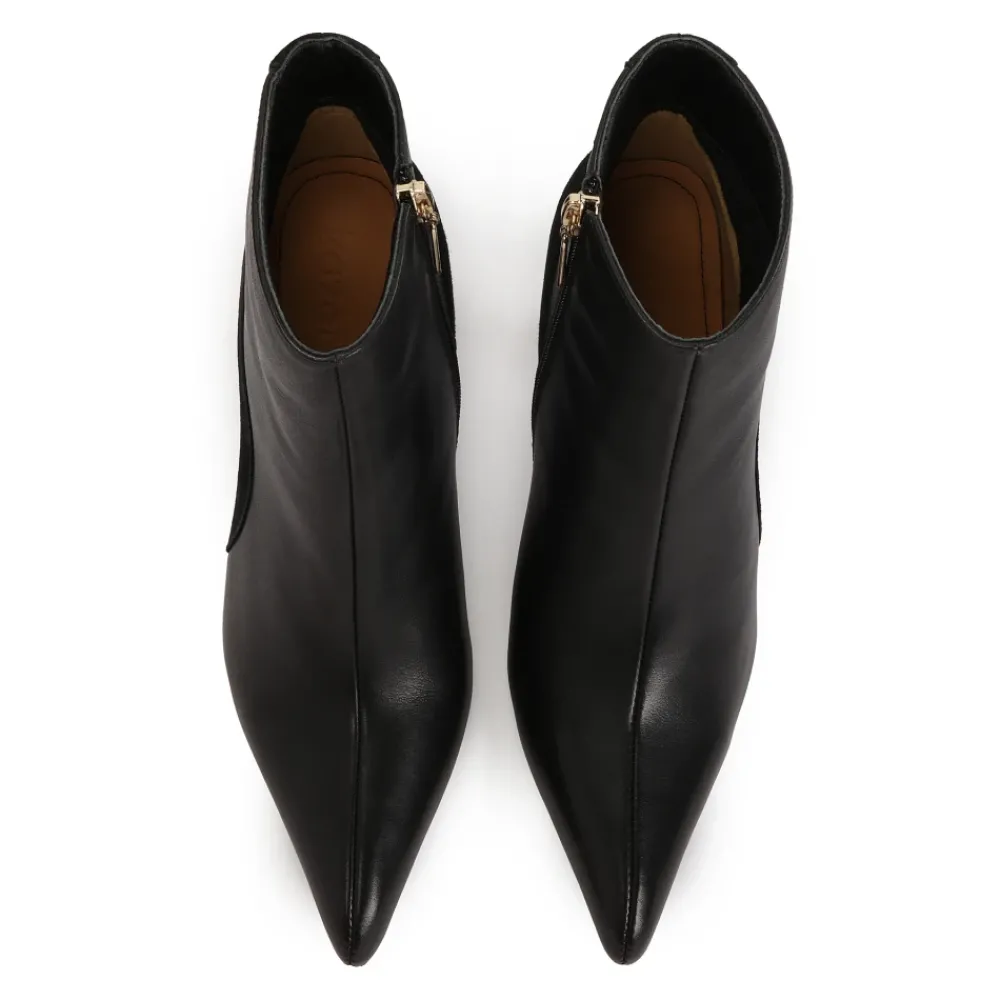 DAMES Kazar Enkellaarsjes^Suède en gladleren laarzen