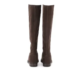 DAMES Via Roma 15 Suède Enkellaars met Interne Sleehak