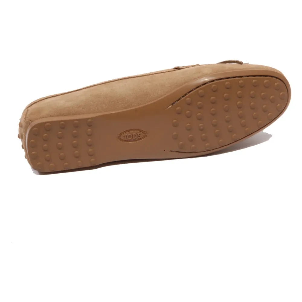 DAMES Tod's Suède Franje Loafer Schoen Made in Italy