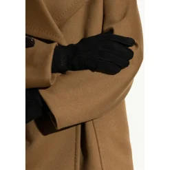 Heren Moschino Handschoenen^Suède handschoenen met geborduurd logo