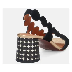 DAMES Chie Mihara Suède Leren Hakken met Gesp