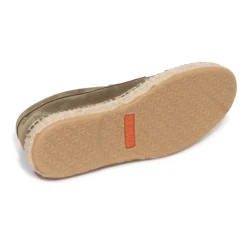 Heren Abarca Espadrilles^Suède Loafer in kaki