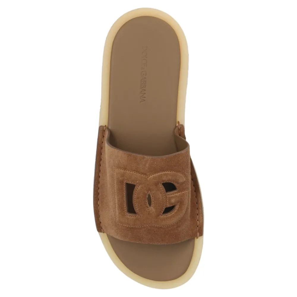 Heren Dolce & Gabbana Suède pantoffels