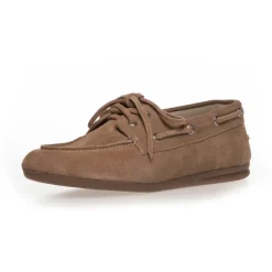 DAMES Copenhagen Shoes Suède Sailor Schoenen in Biscuit & Light Beige