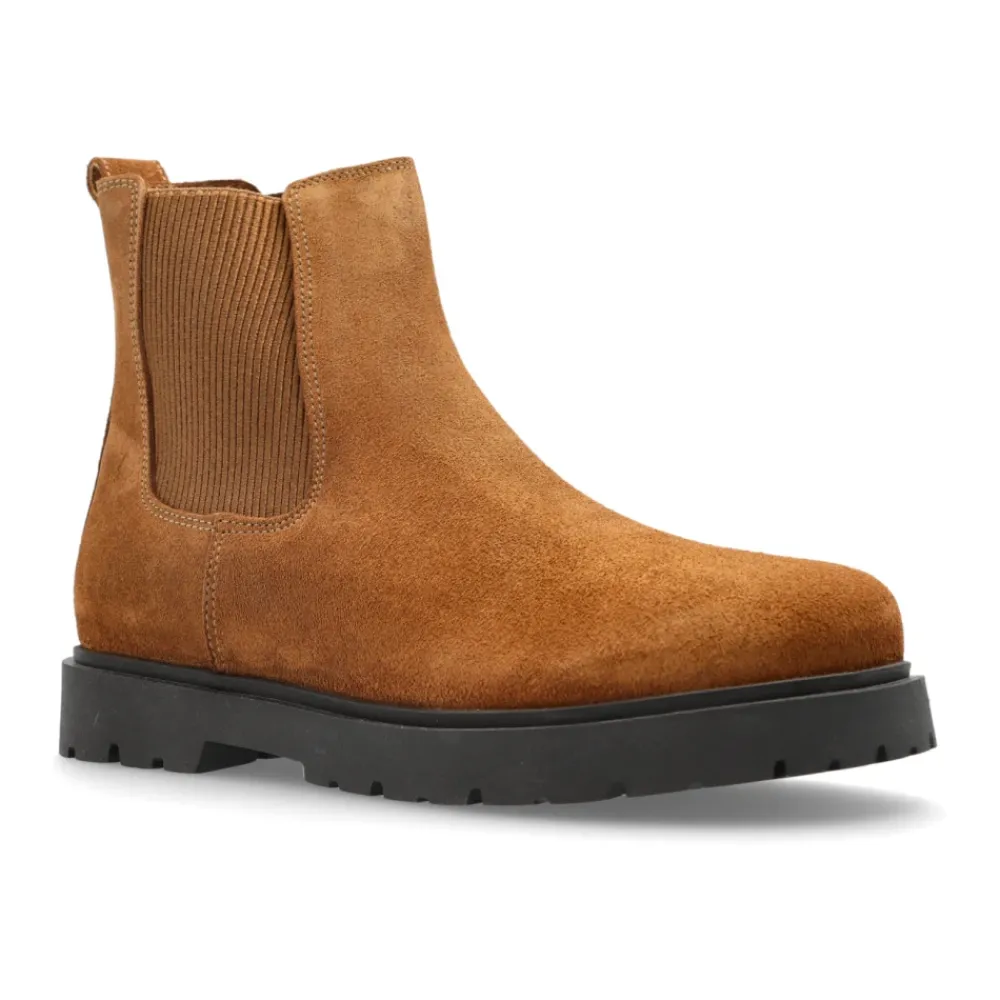 DAMES Birkenstock Chelseaboots^Suède schoenen HIGHWOOD SLIP ON MID