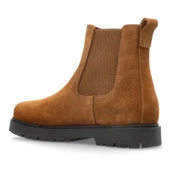 DAMES Birkenstock Chelseaboots^Suède schoenen HIGHWOOD SLIP ON MID