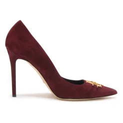 DAMES Elisabetta Franchi Suède Schoenen Rouge Noir