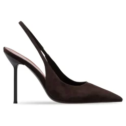 DAMES Paris Texas Pumps^Suède slingback pumps met stiletto hak