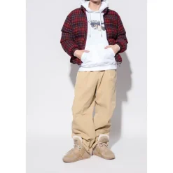 Heren Off White Snowboots^Suède Snowboots