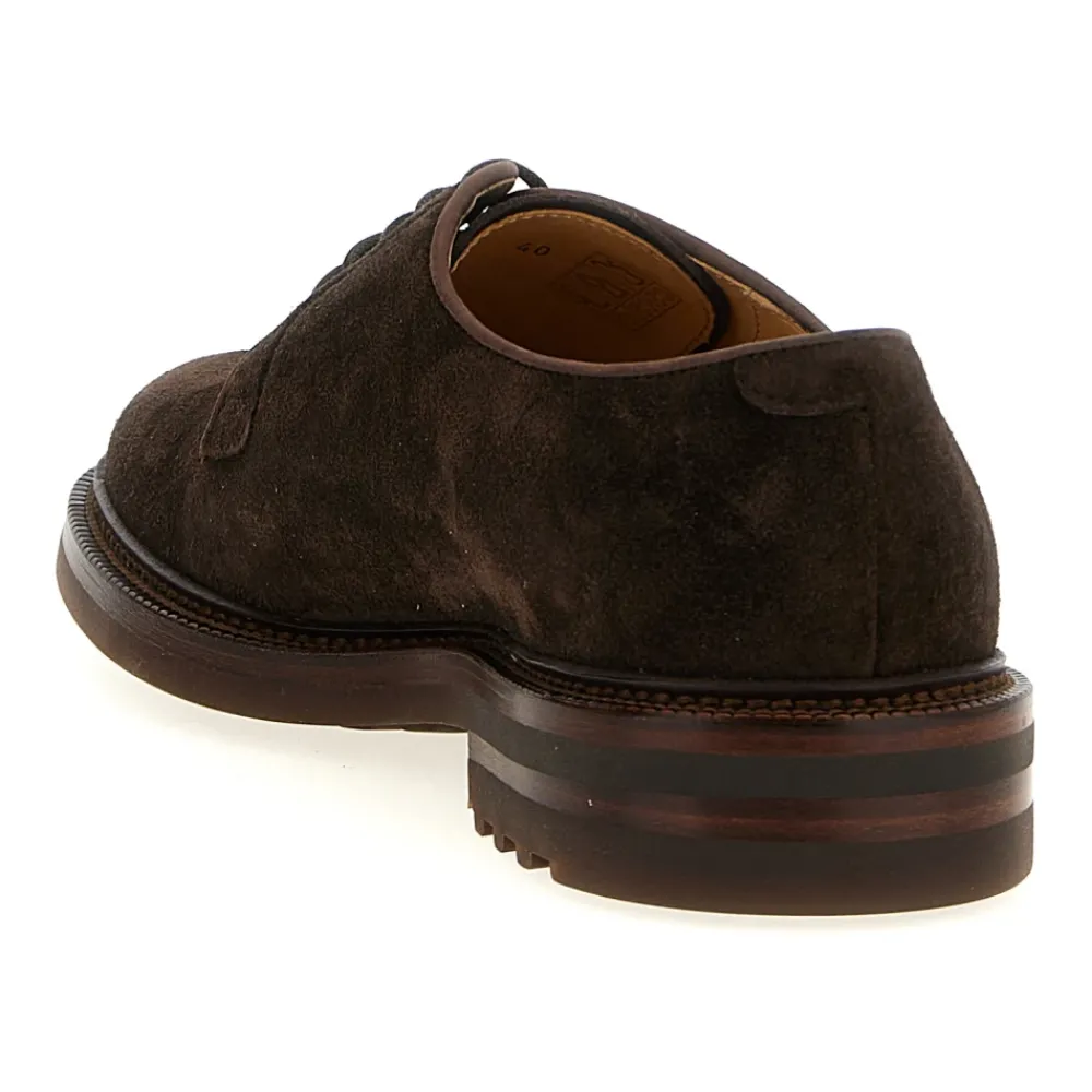 Heren Brunello Cucinelli Nette Schoenen^Suede Derby