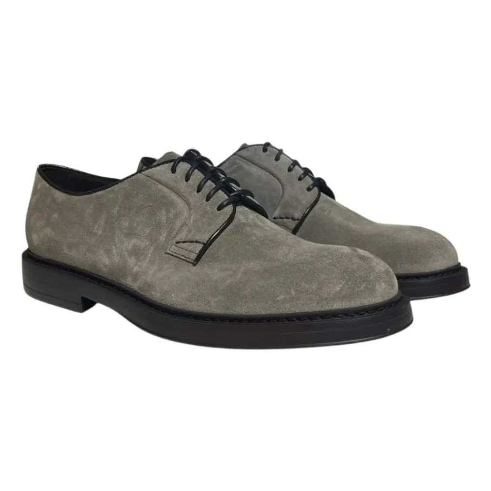 Heren Doucal's Nette Schoenen^Suede Kalfsleren Derby Schoenen