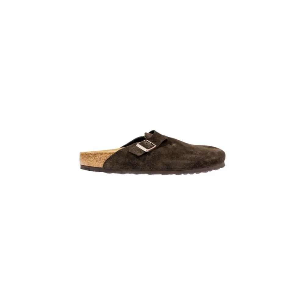 Heren Birkenstock Suede Slip-On Slippers
