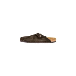 Heren Birkenstock Suede Slip-On Slippers