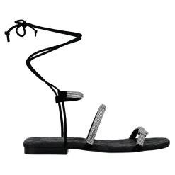 DAMES Philipp Plein Sandalen^Suede Strass Platte Sandalen