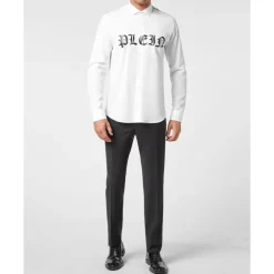 Heren Philipp Plein Sugar Daddy Cut LS Shirt
