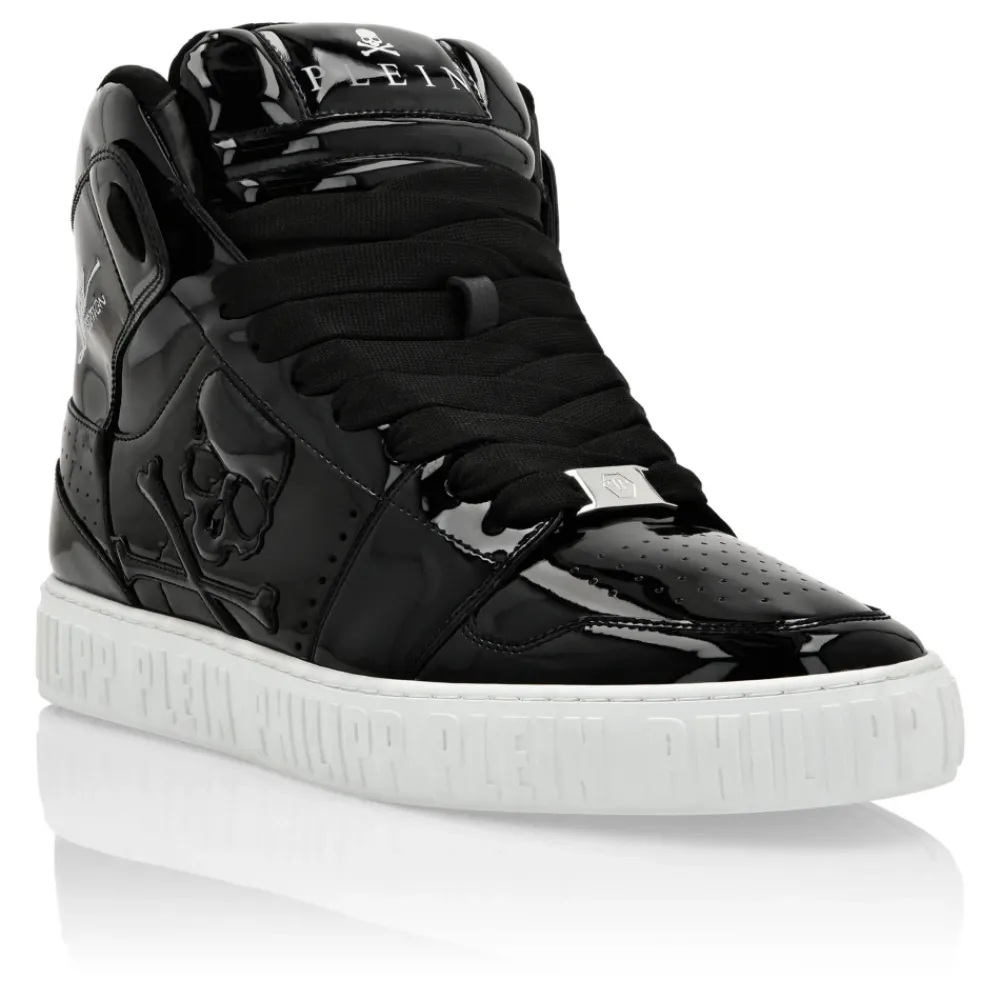 DAMES Philipp Plein Sneakers|Sneakers^Super Street Hi-Top Sneakers Skull&Bones