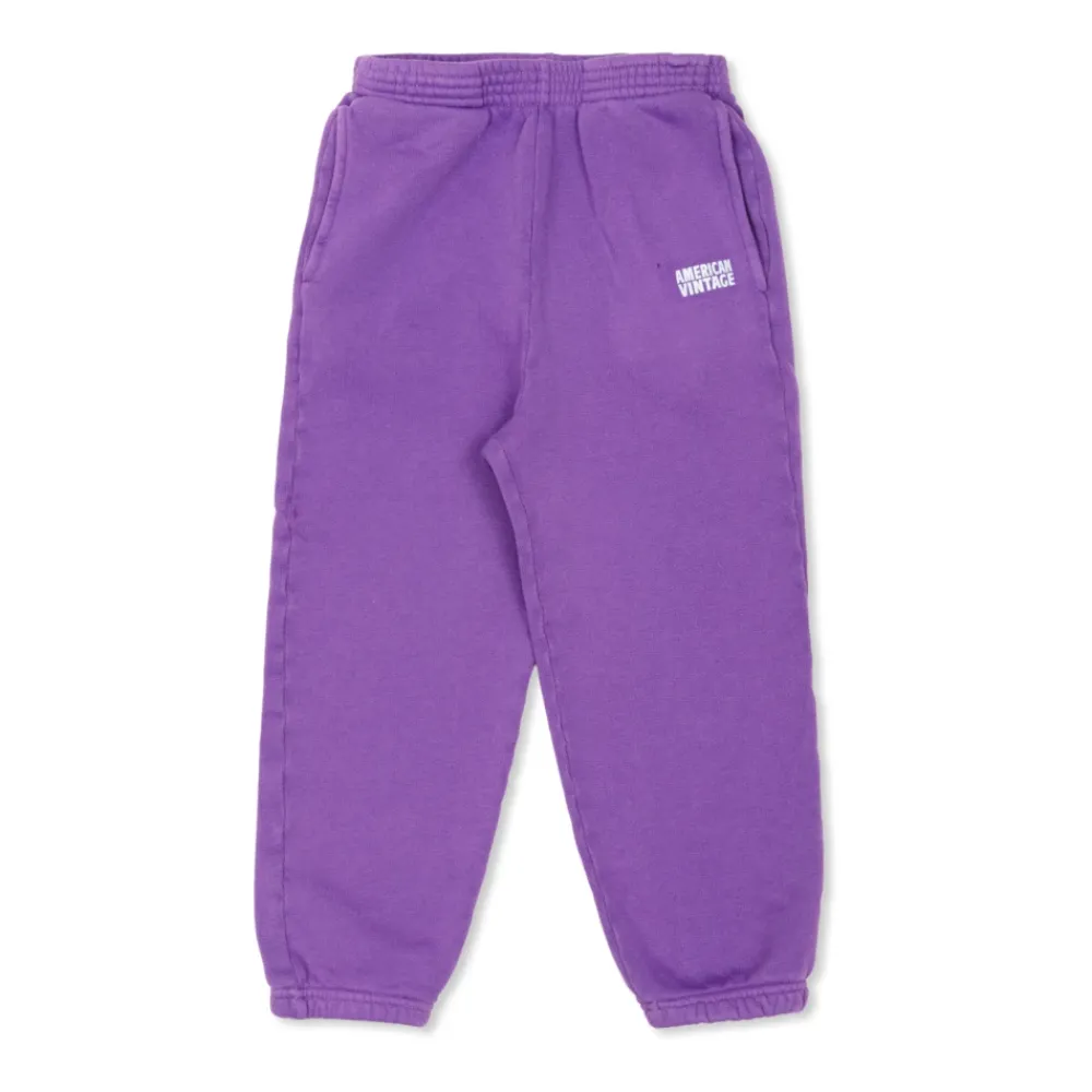 American Vintage Broeken & Jeans^Sweatpants met bedrukt logo