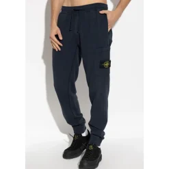 Heren Stone Island Sweatpants met logo